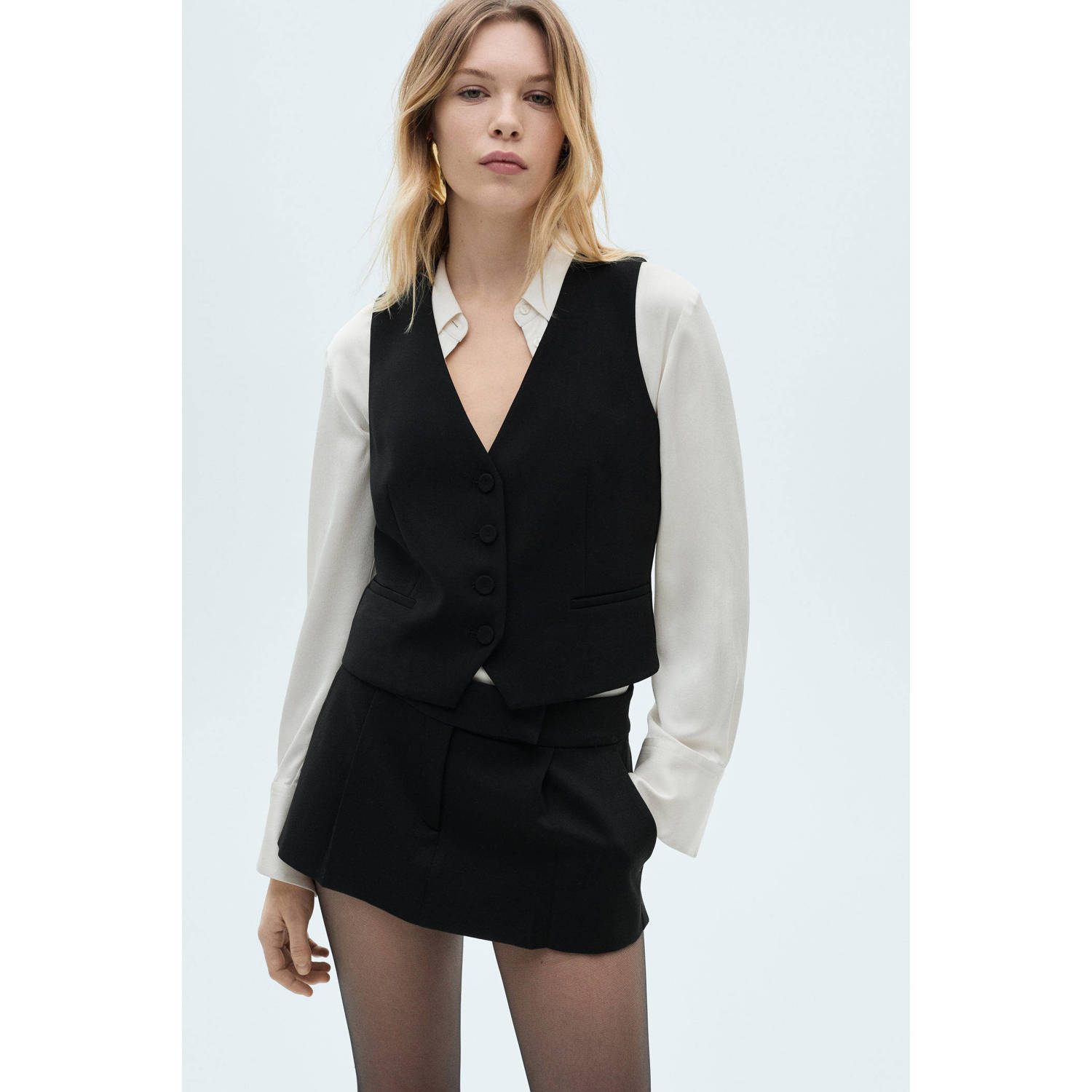 Mango gilet zwart