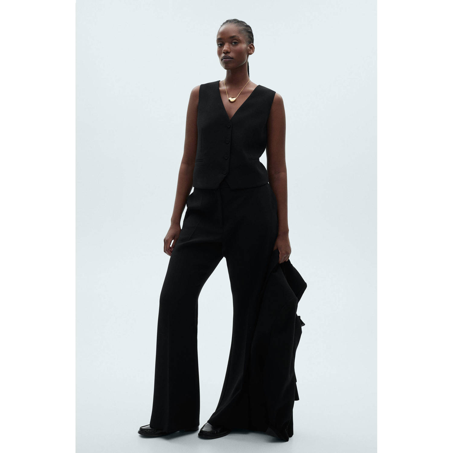 Mango gilet zwart