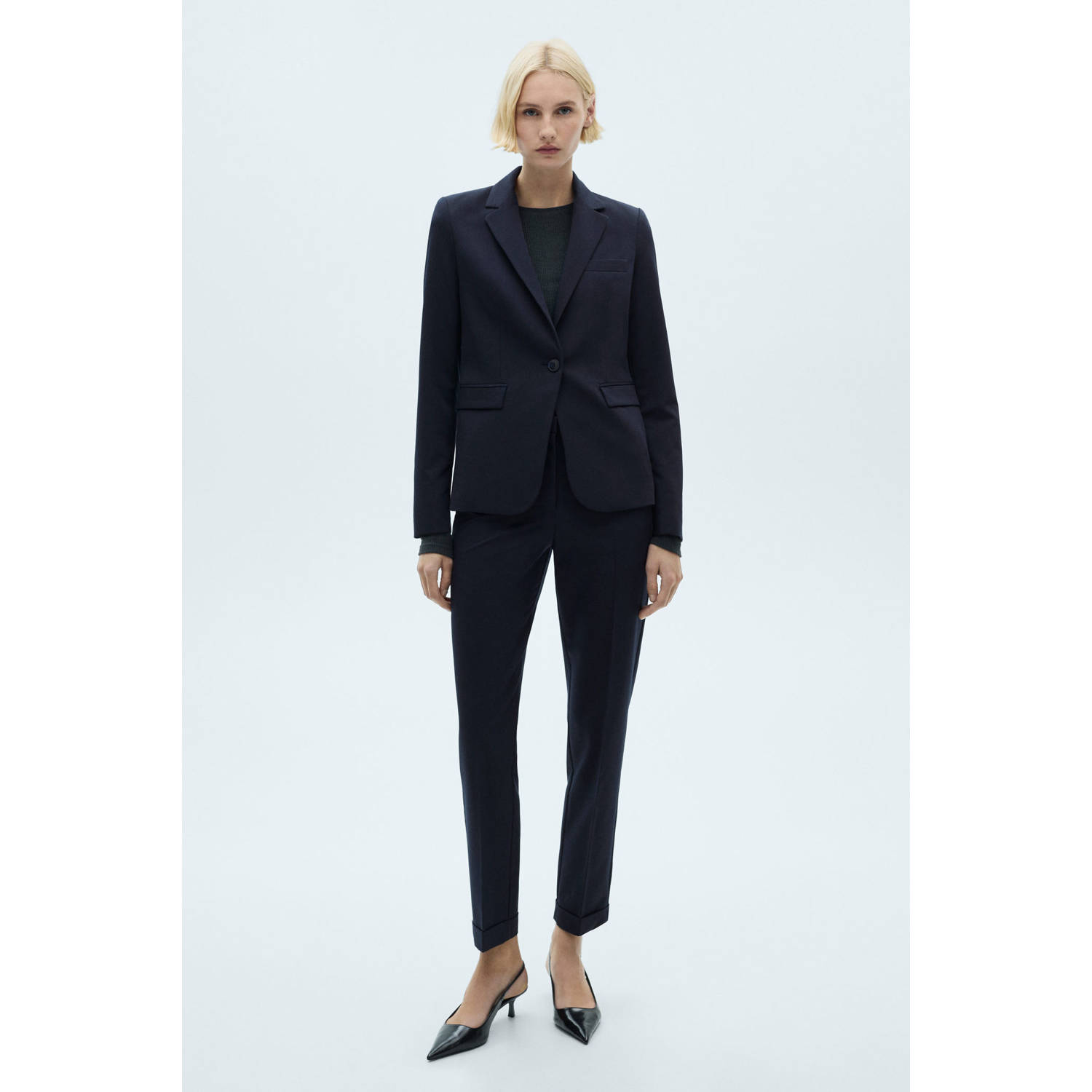 Mango regular blazer marine