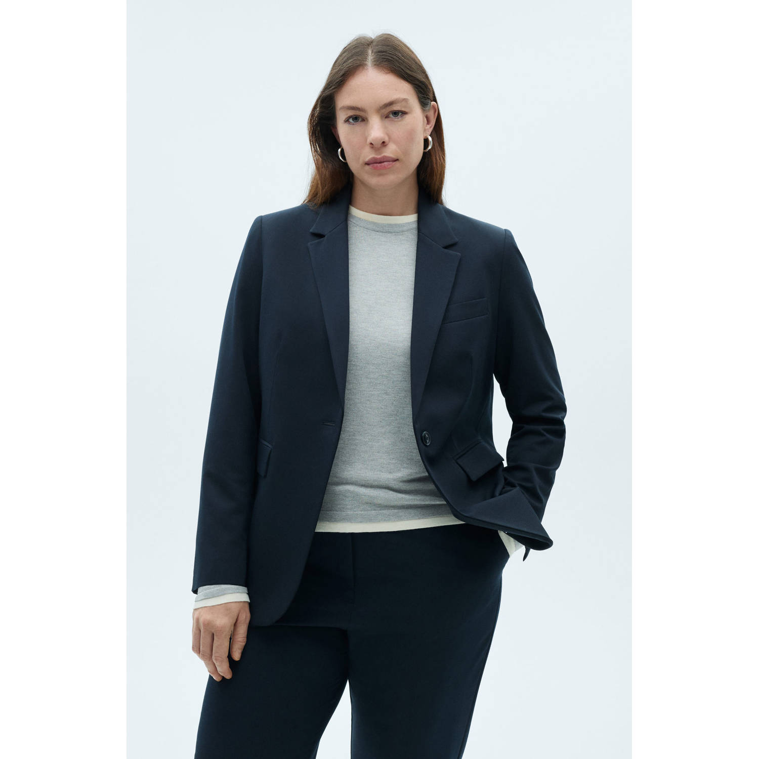 Mango regular blazer marine