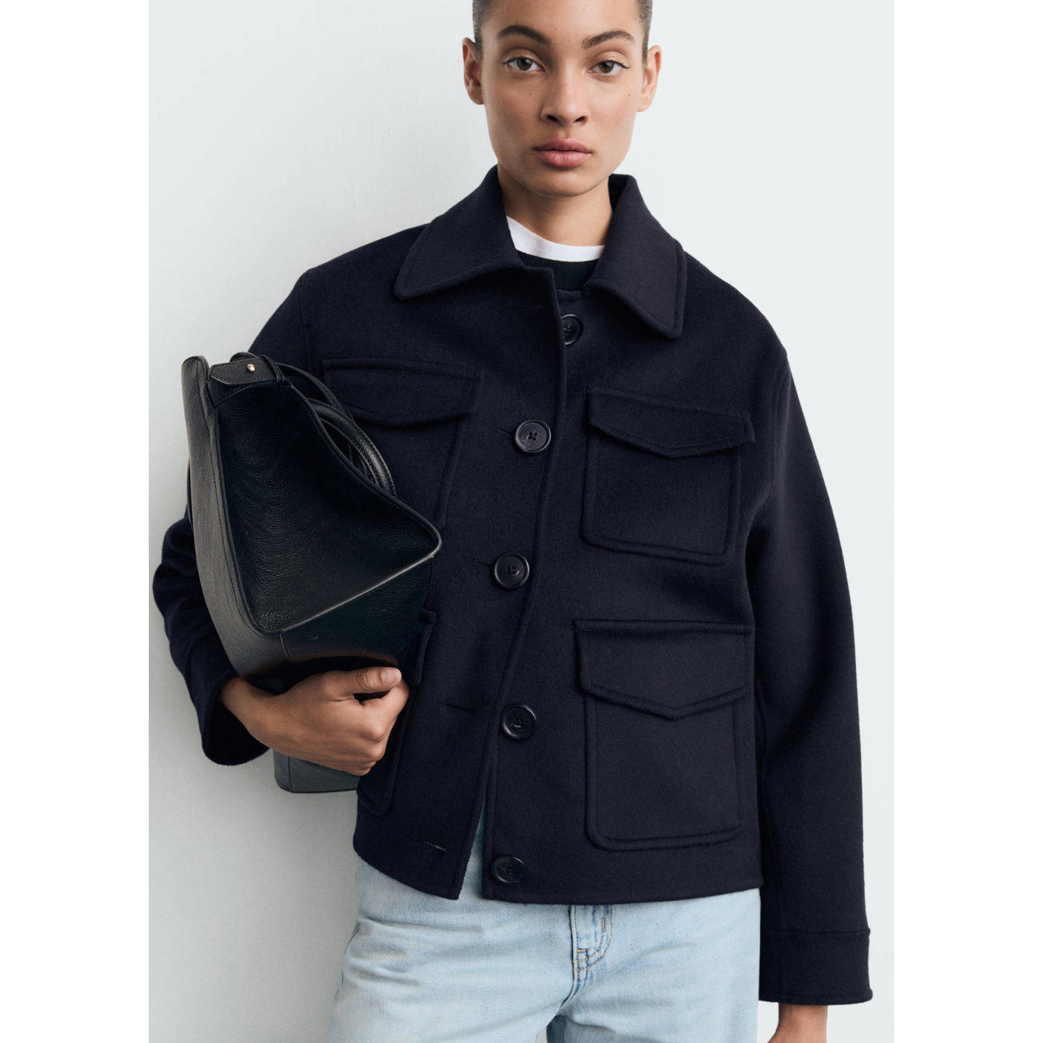 Mango wollen jack marine