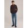 WE Fashion casual overhemd bruin