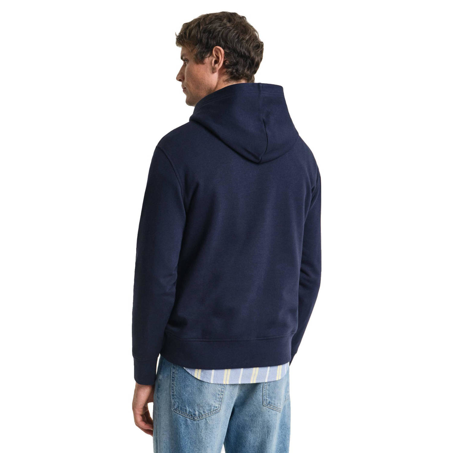 GANT hoodie donkerblauw