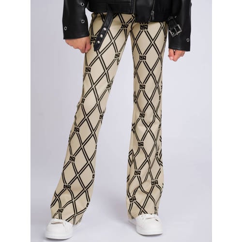 NIK&NIK flared broek beige afbeelding