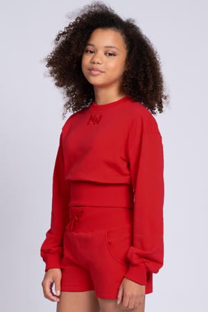 sweatshort rood