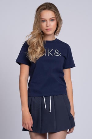 skort blauw