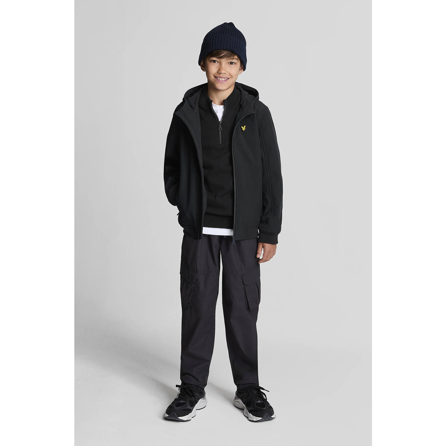 Lyle & Scott zomerjas zwart