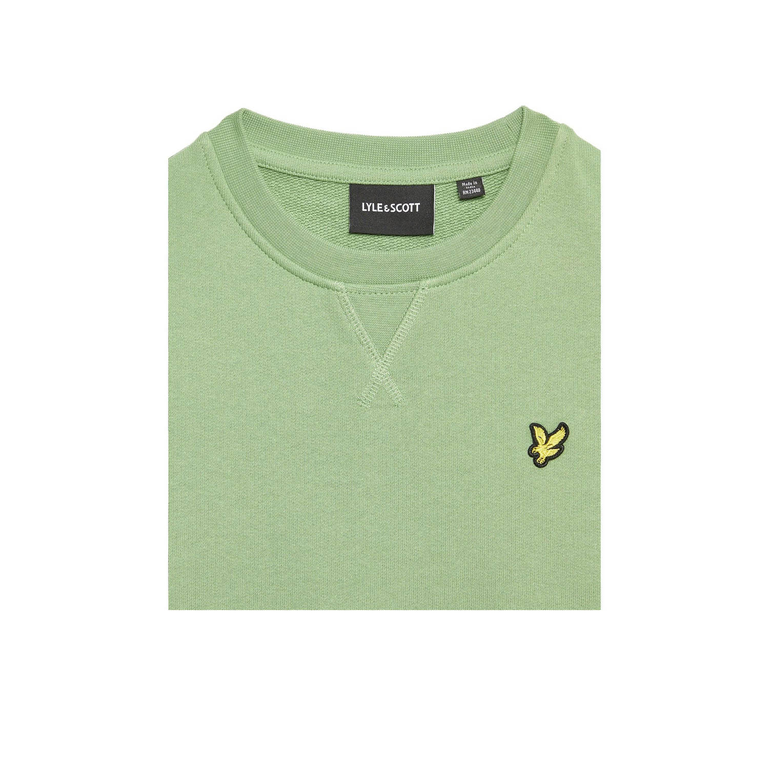 Lyle & Scott sweater lichtgroen