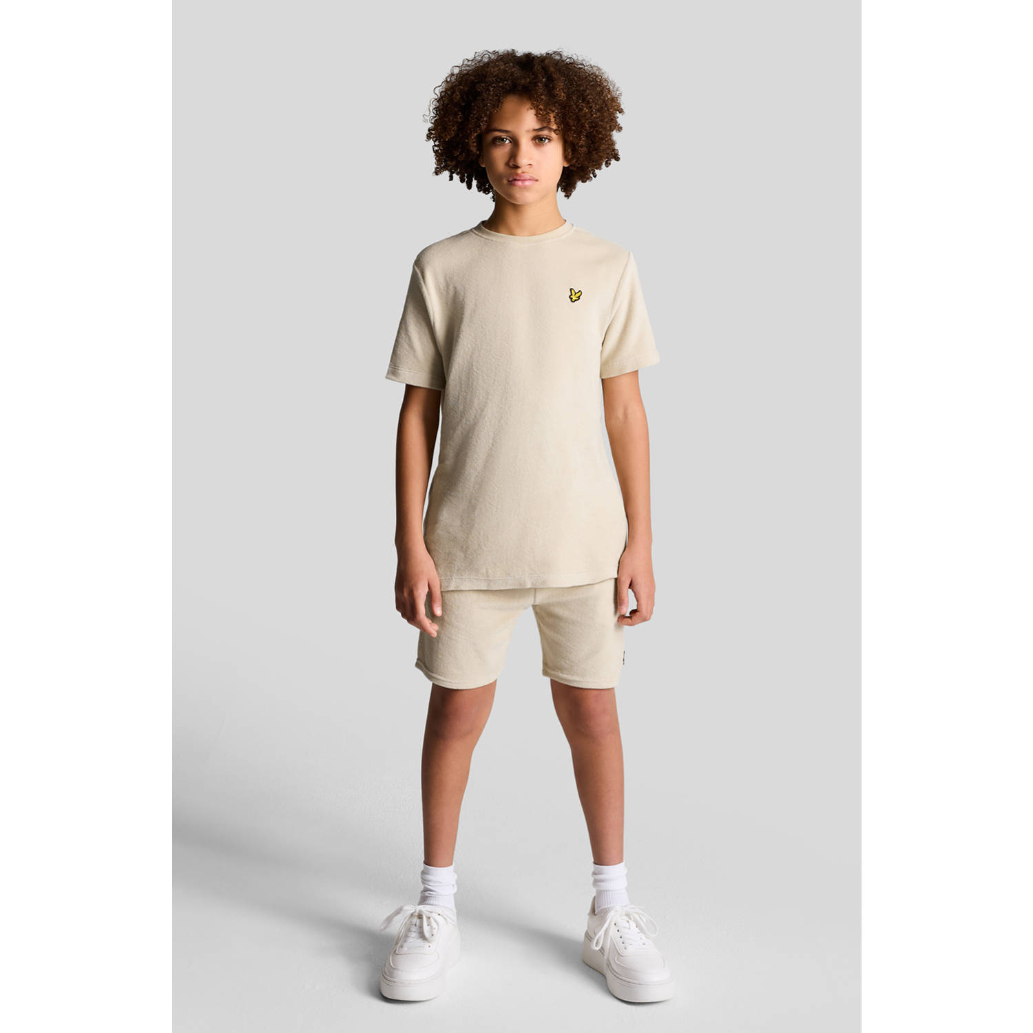 LYLE & SCOTT Jongens Broeken Towelling Short Creme