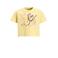 Me & My Monkey Me & My Monkey T-shirt met printopdruk geel