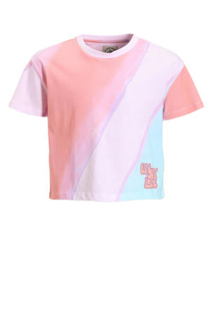 Me & My Monkey T-shirt met printopdruk multi