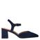 No Stress suède pumps donkerblauw