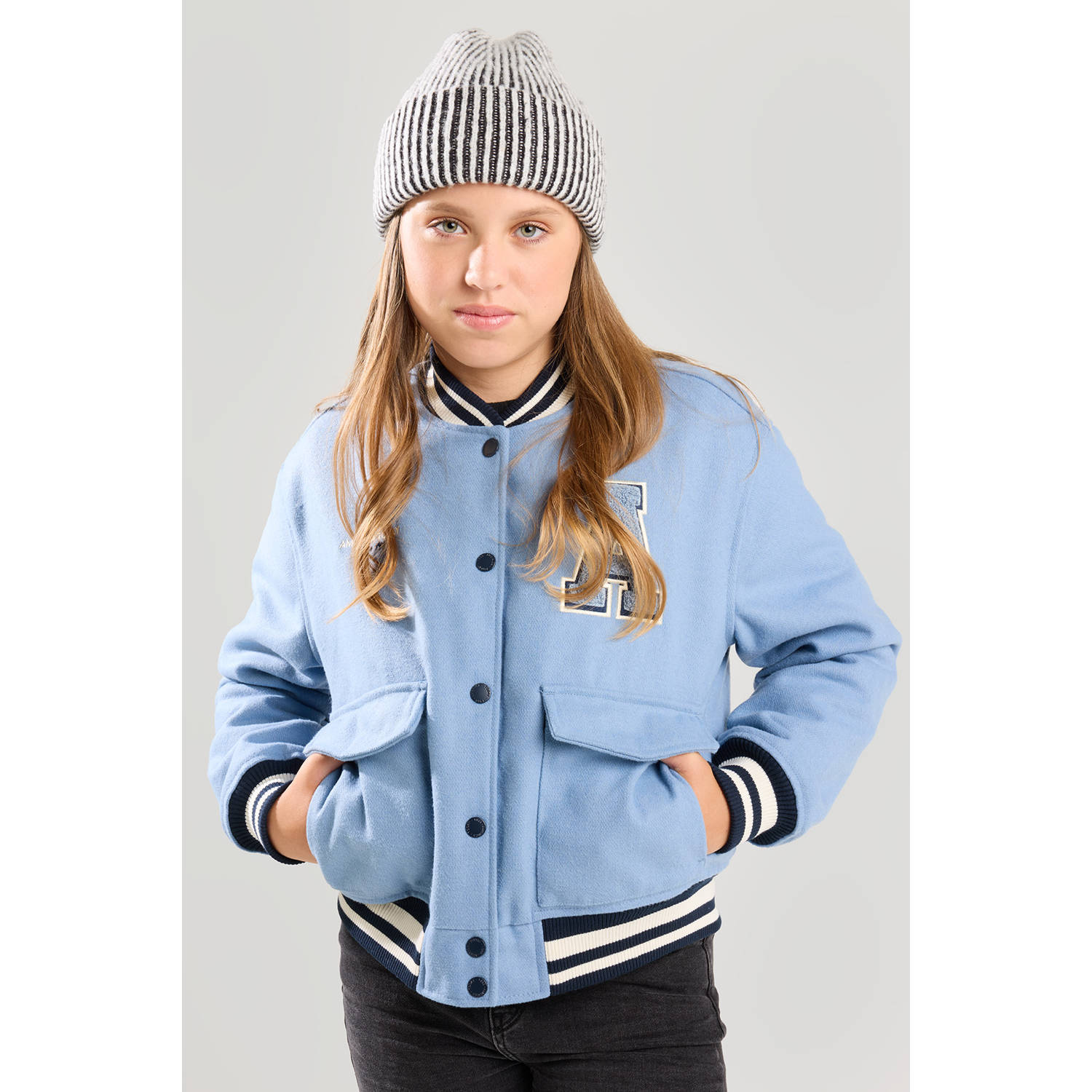 America Today bomberjack blauw