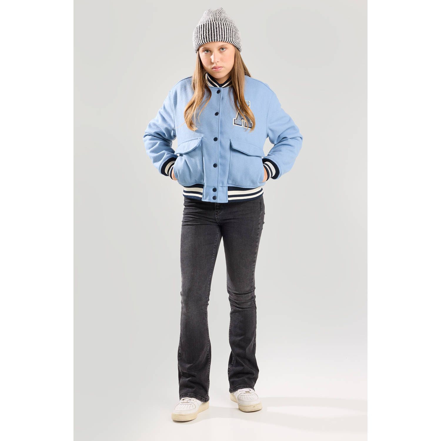 America Today bomberjack blauw