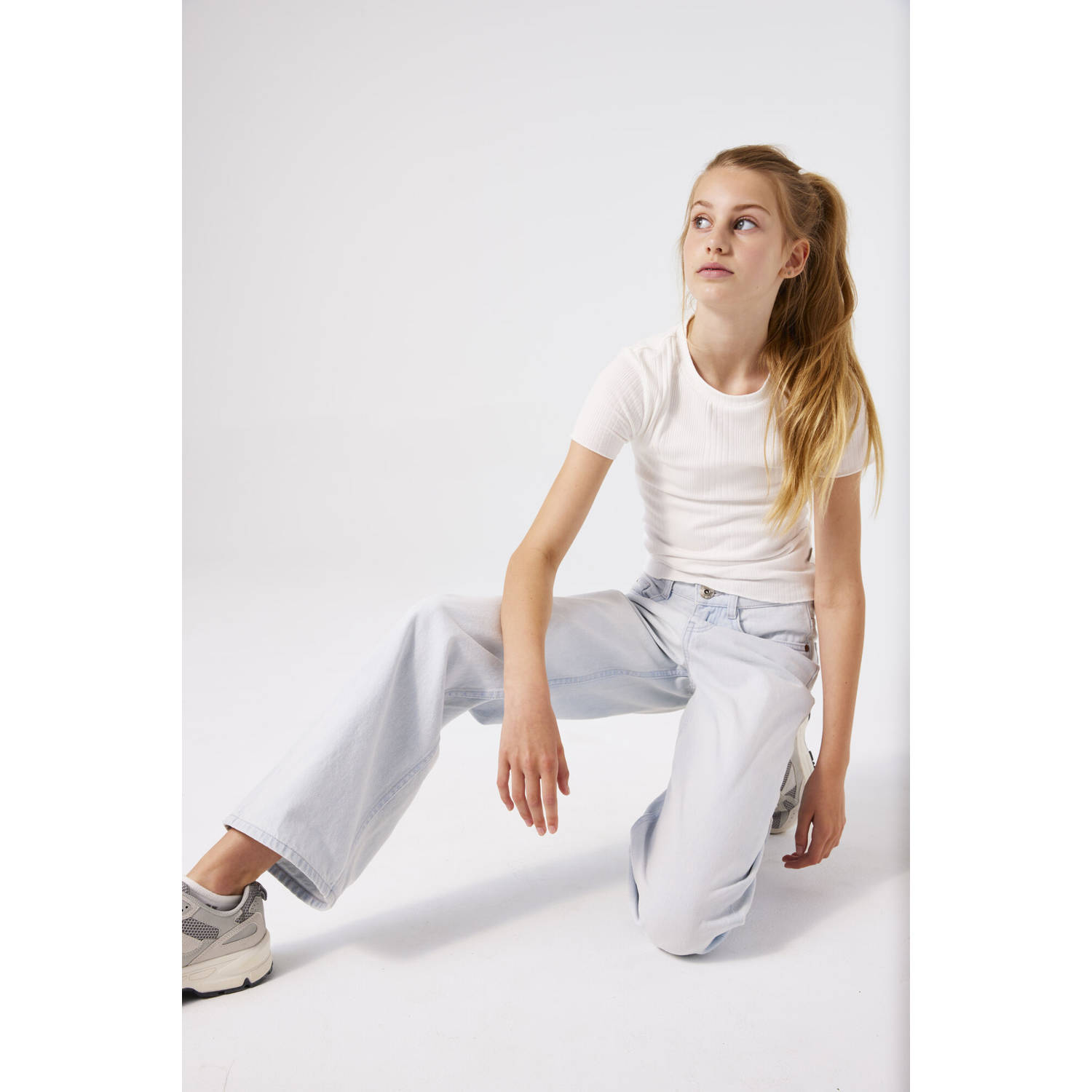 Garcia high waist light blue denim