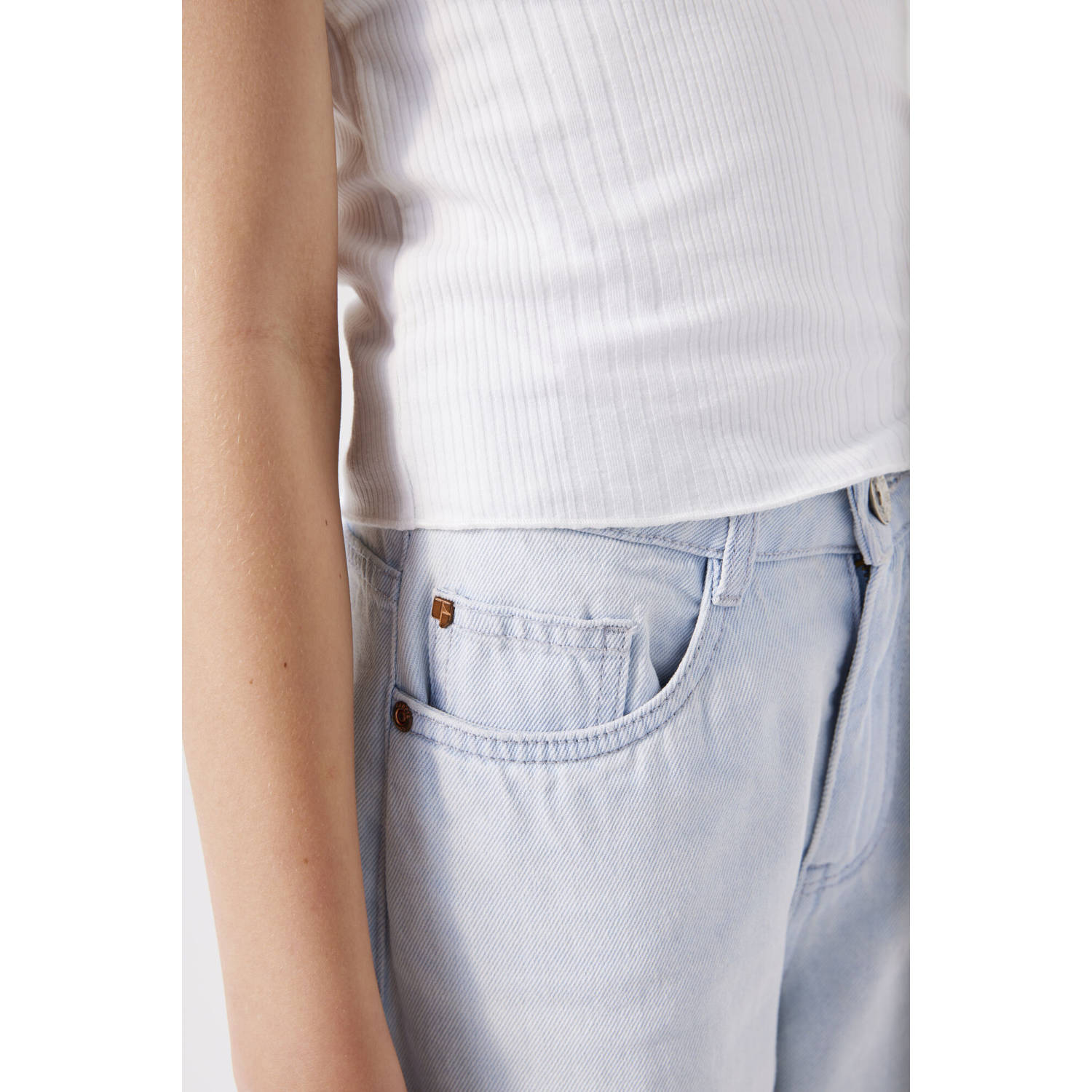 Garcia high waist light blue denim