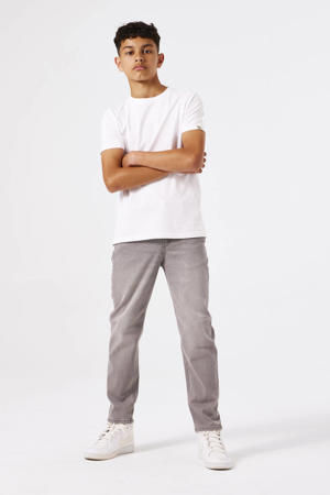 tapered jeans grey denim