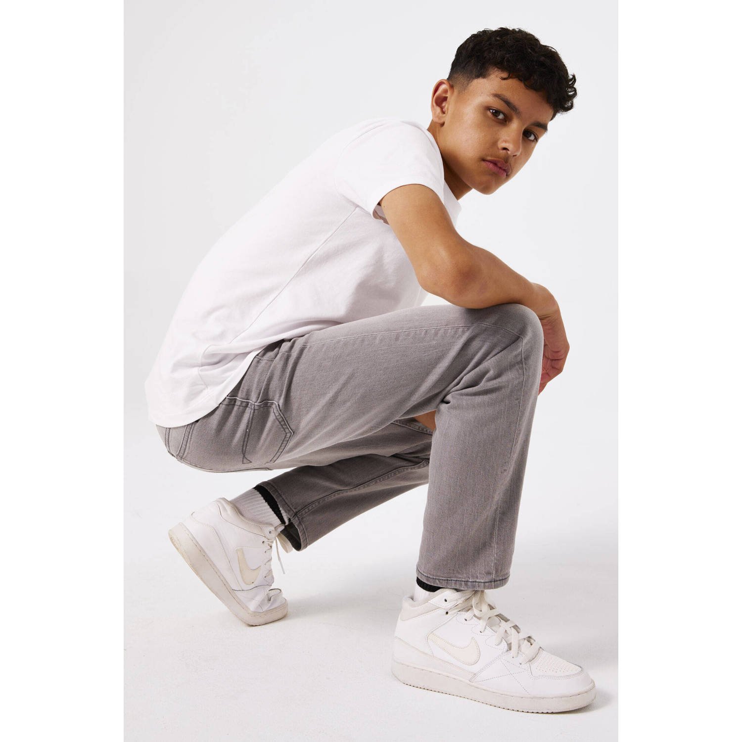 Garcia tapered jeans grey denim