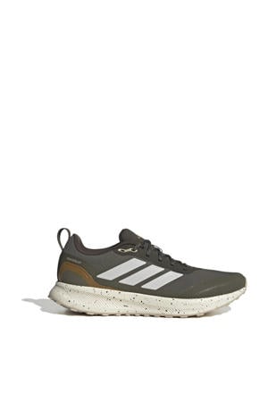 Runfalcon hardloopschoenen olijfgroen/wit