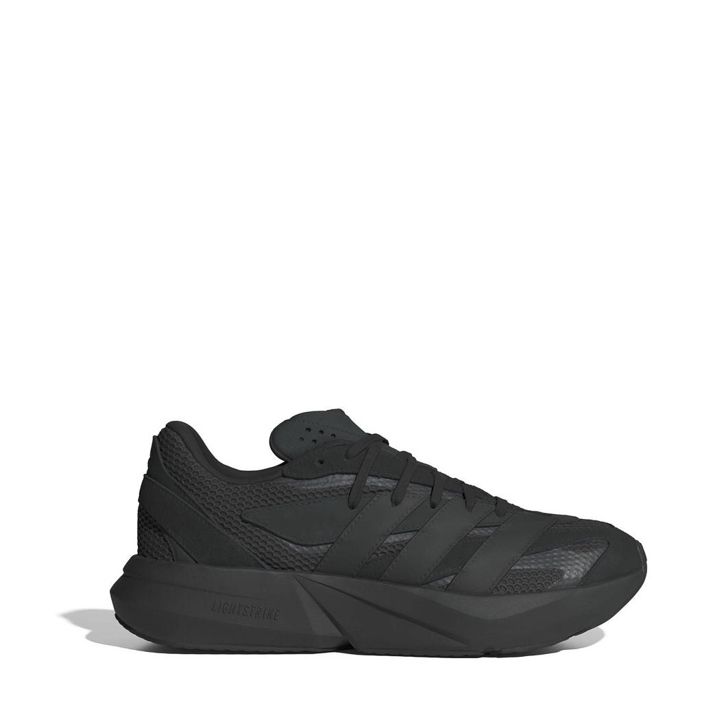 Zwarte heren adidas Sportswear Lightblaze sneakers van bovenwerk: mesh-suede-nubuck/voering: textiel met veters