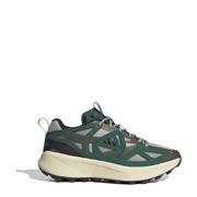 thumbnail: Beige en groene heren adidas Sportswear Kantai Trail sneakers van leer en textiel/voering: textiel met veters