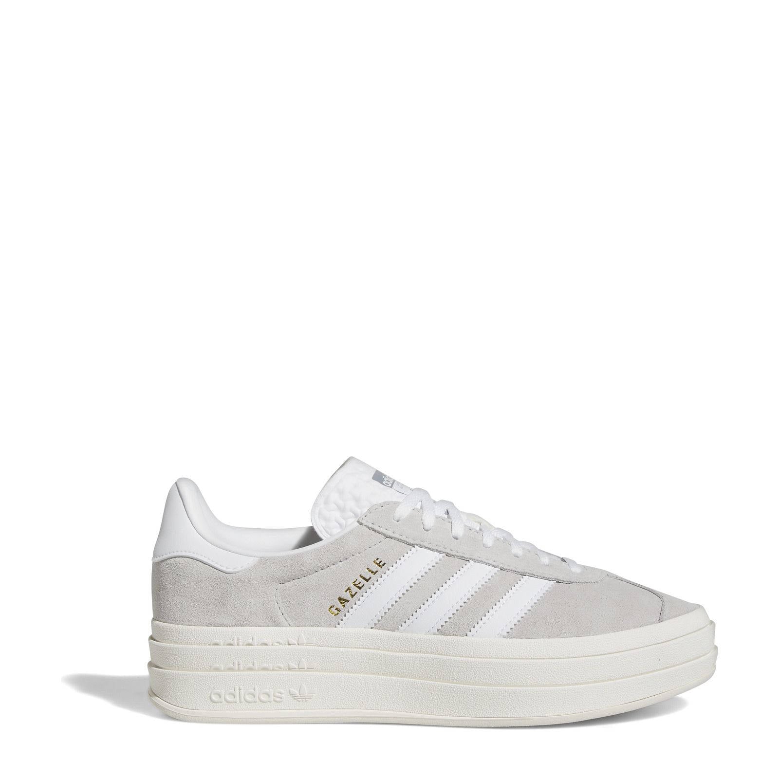 adidas Originals Gazelle Bold sneakers lichtgrijs/wit | wehkamp
