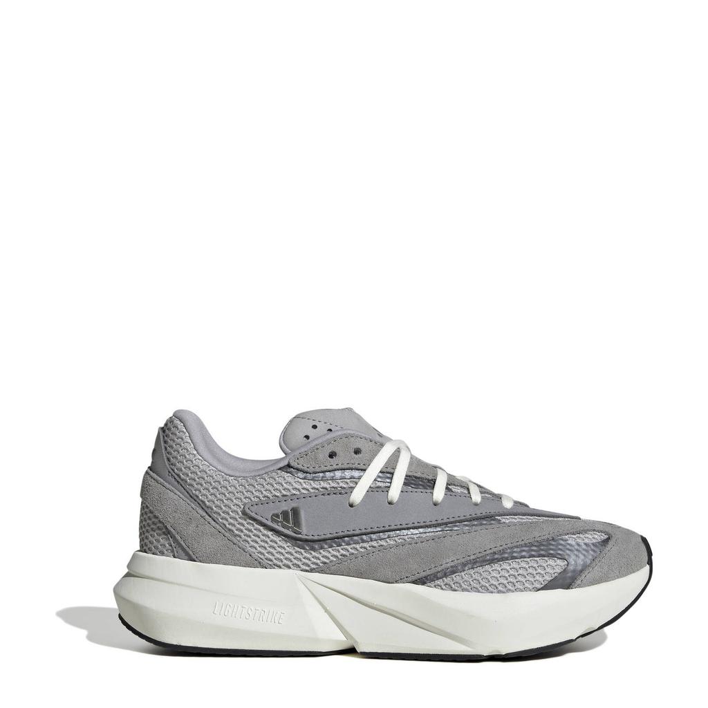 Grijze dames adidas Sportswear Lightstride sneakers van bovenwerk: mesh met suede/voering: mesh met veters