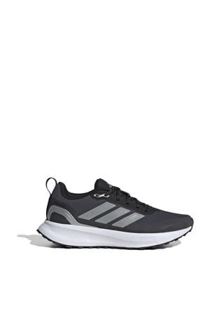 Runfalcon 5 hardloopschoenen zwart/zilver metallic