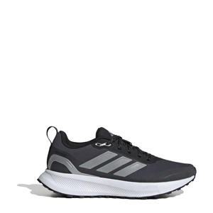 Runfalcon 5 hardloopschoenen zwart/zilver metallic