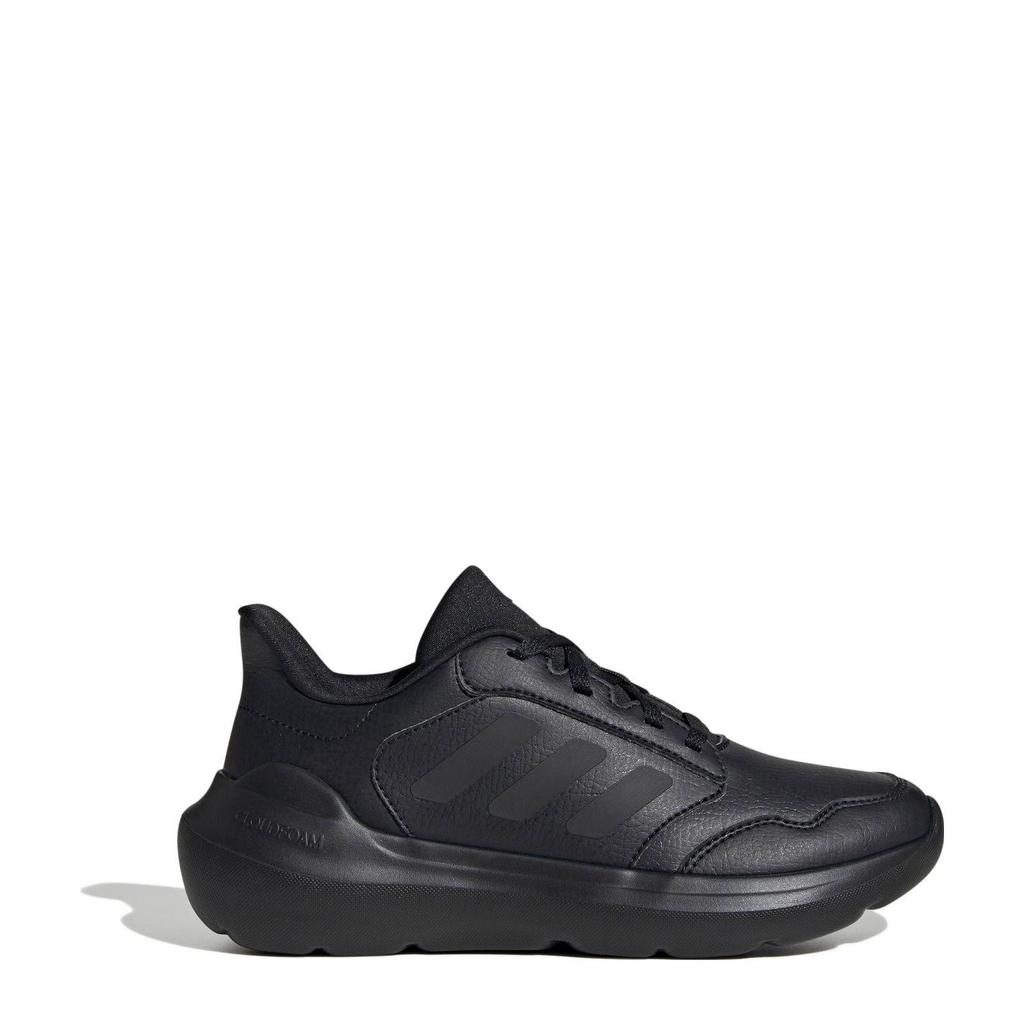 Zwarte jongens en meisjes adidas Sportswear Tensaur Run 3.0 sneakers van mesh-pu/voering: mesh/voetbed: eva met veters