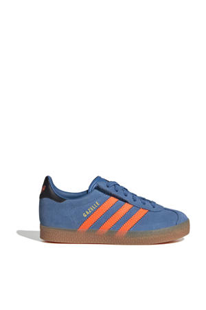 Gazelle sneakers kobaltblauw/oranje