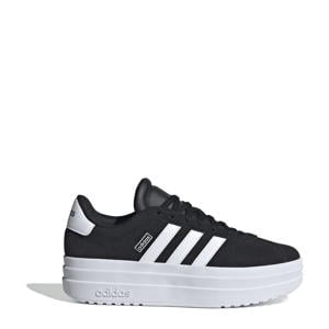 VL Court Bold suède sneakers zwart/wit