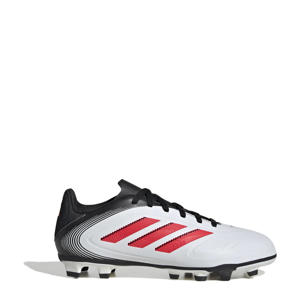 Copa Pure 3 Club FG/MG  Junior voetbalschoenen wit/rood/zwart