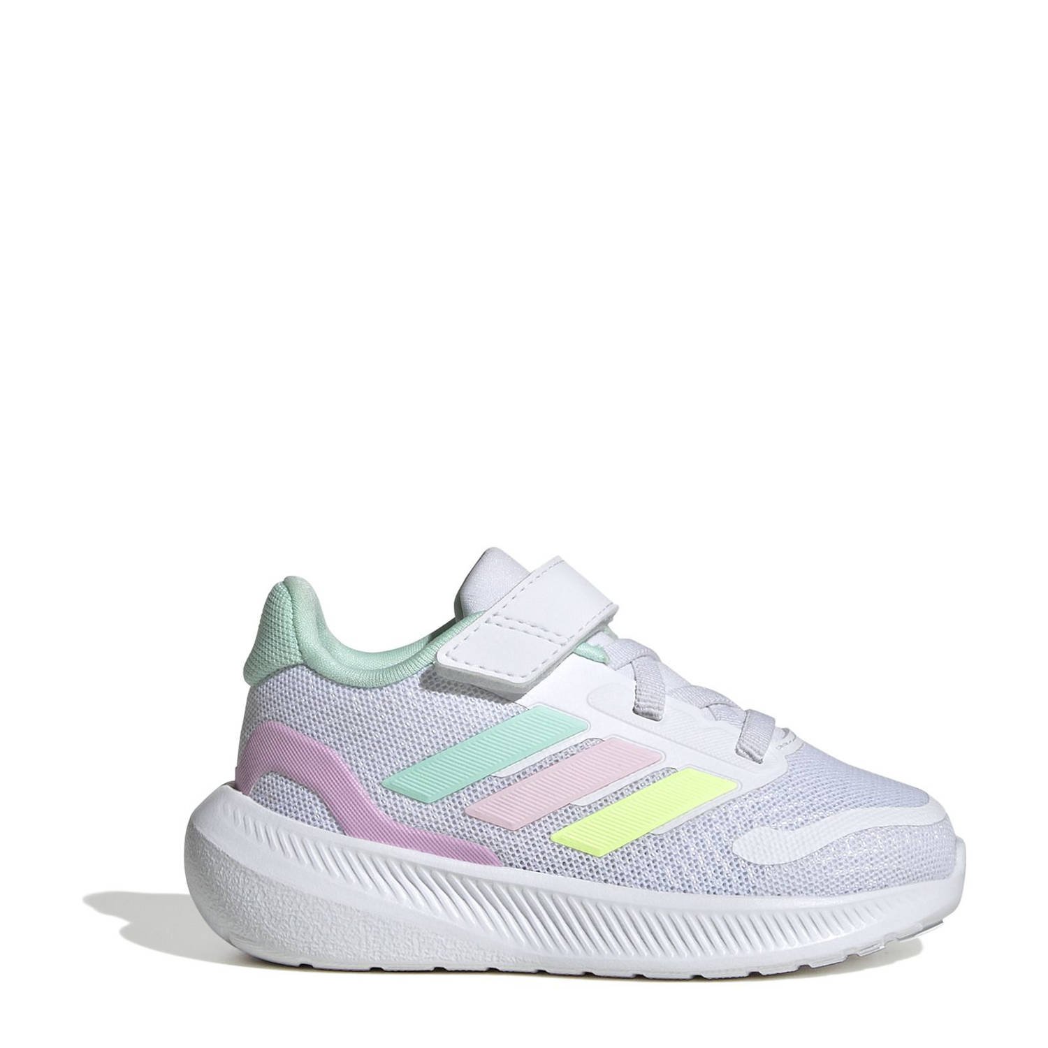 Adidas Sportswear Runfalcon 5 sneakers wit lichtgrijs lichtroze