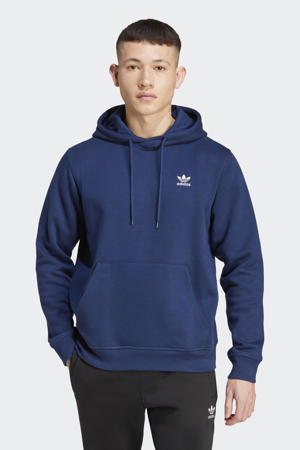 Trefoil Essentials hoodie donkerblauw