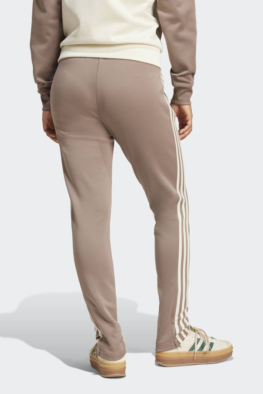 adidas Originals Adicolor SST trainingsbroek bruin wehkamp