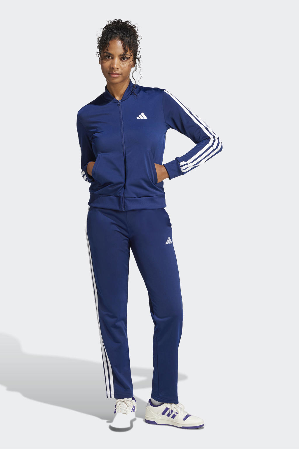 adidas Sportswear trainingspak donkerblauw