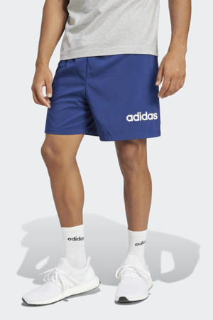 short Essentials Linear blauw/wit