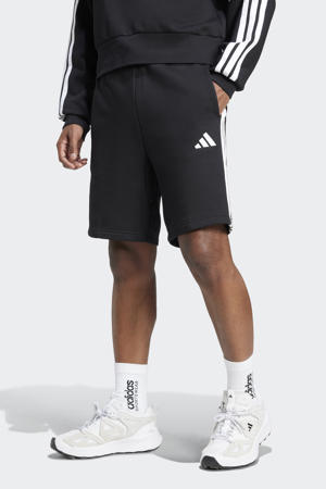 regular sweatshort zwart/wit
