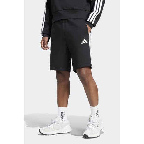 adidas Sportswear regular sweatshort zwart/wit afbeelding