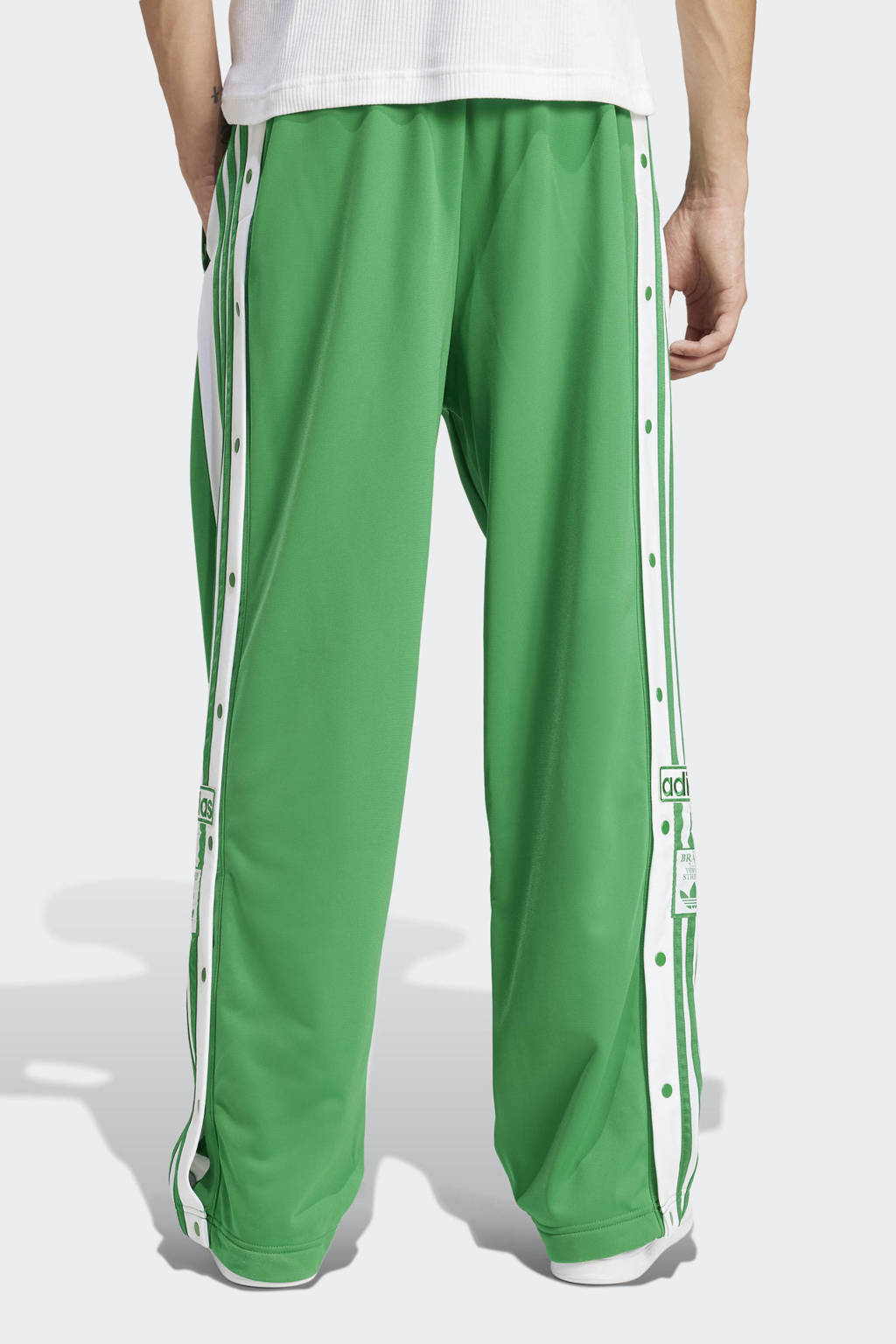 adidas Originals broek Adibreak groen wehkamp