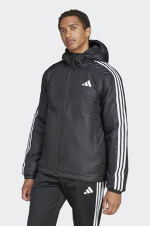 outdoor jas zwart/wit