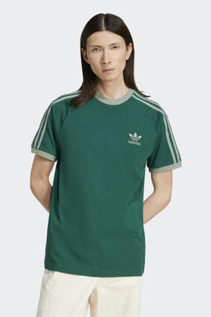 T-shirt Adicolor Classics 3-Stripes groen