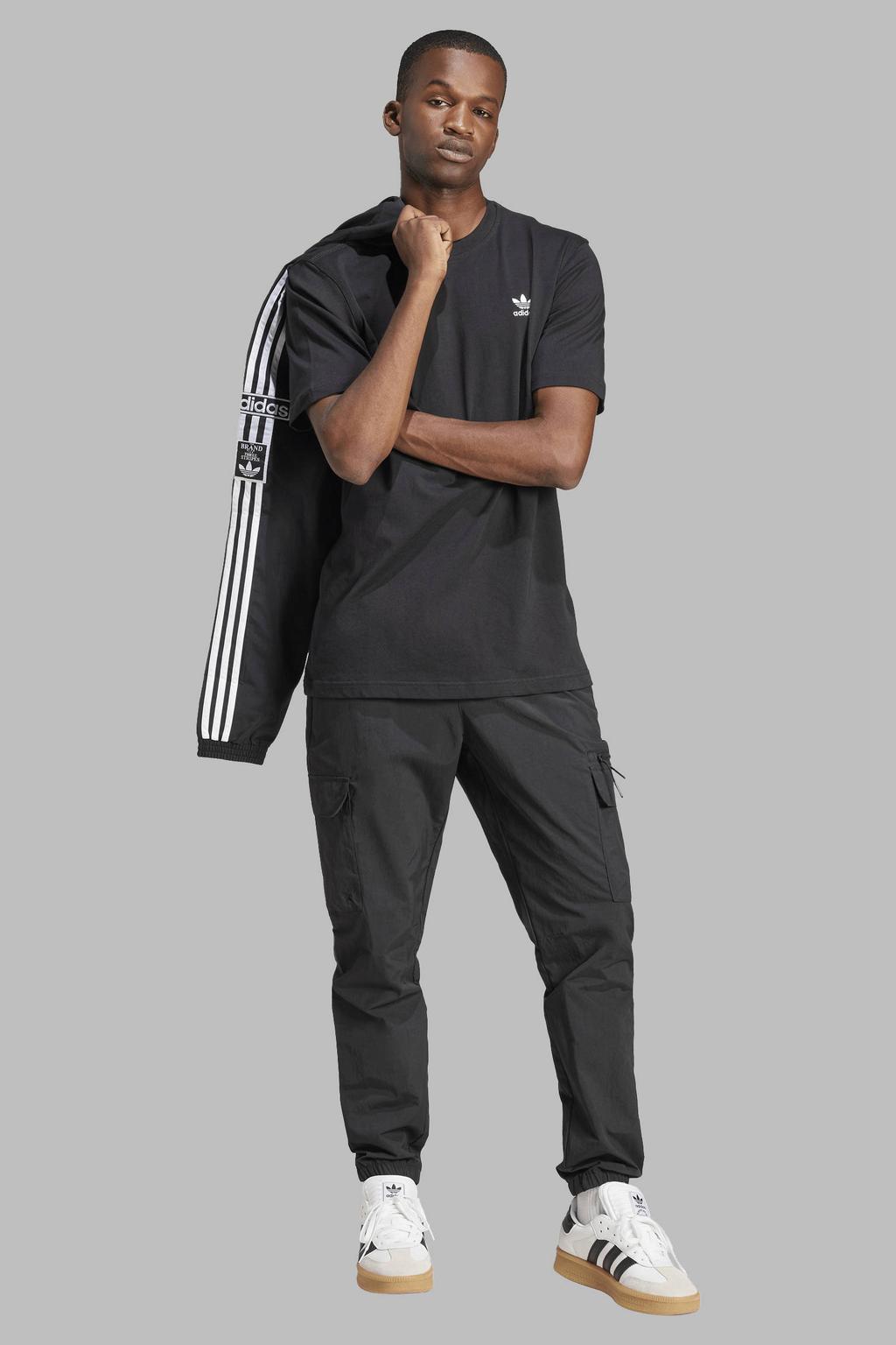 adidas Originals regular T-shirt zwart