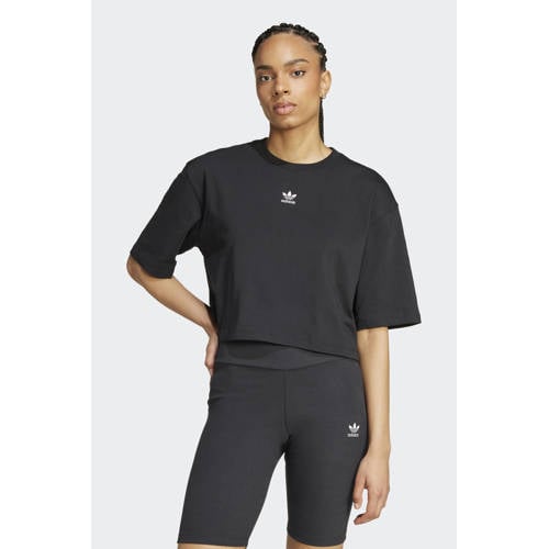 adidas Originals T-shirt Trefoil zwart afbeelding