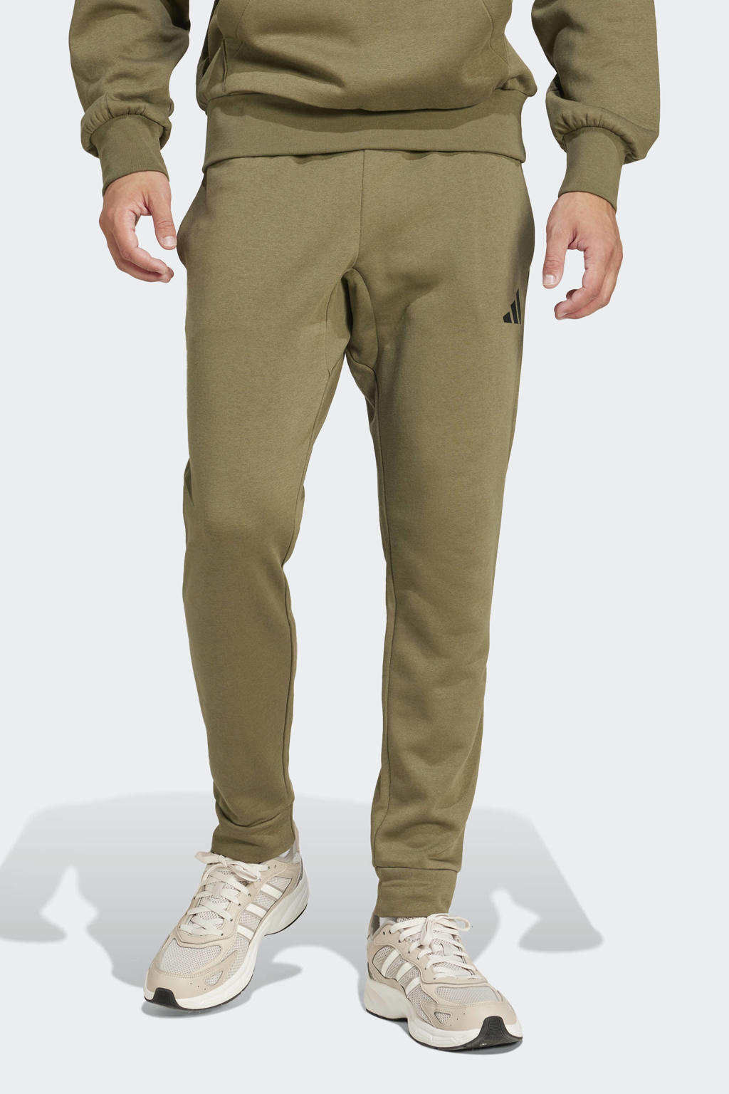 adidas Sportswear joggingbroek olijfgroen
