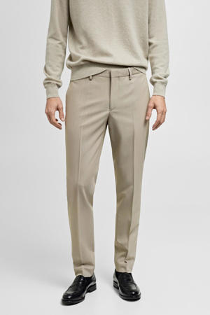 slim pantalon beige
