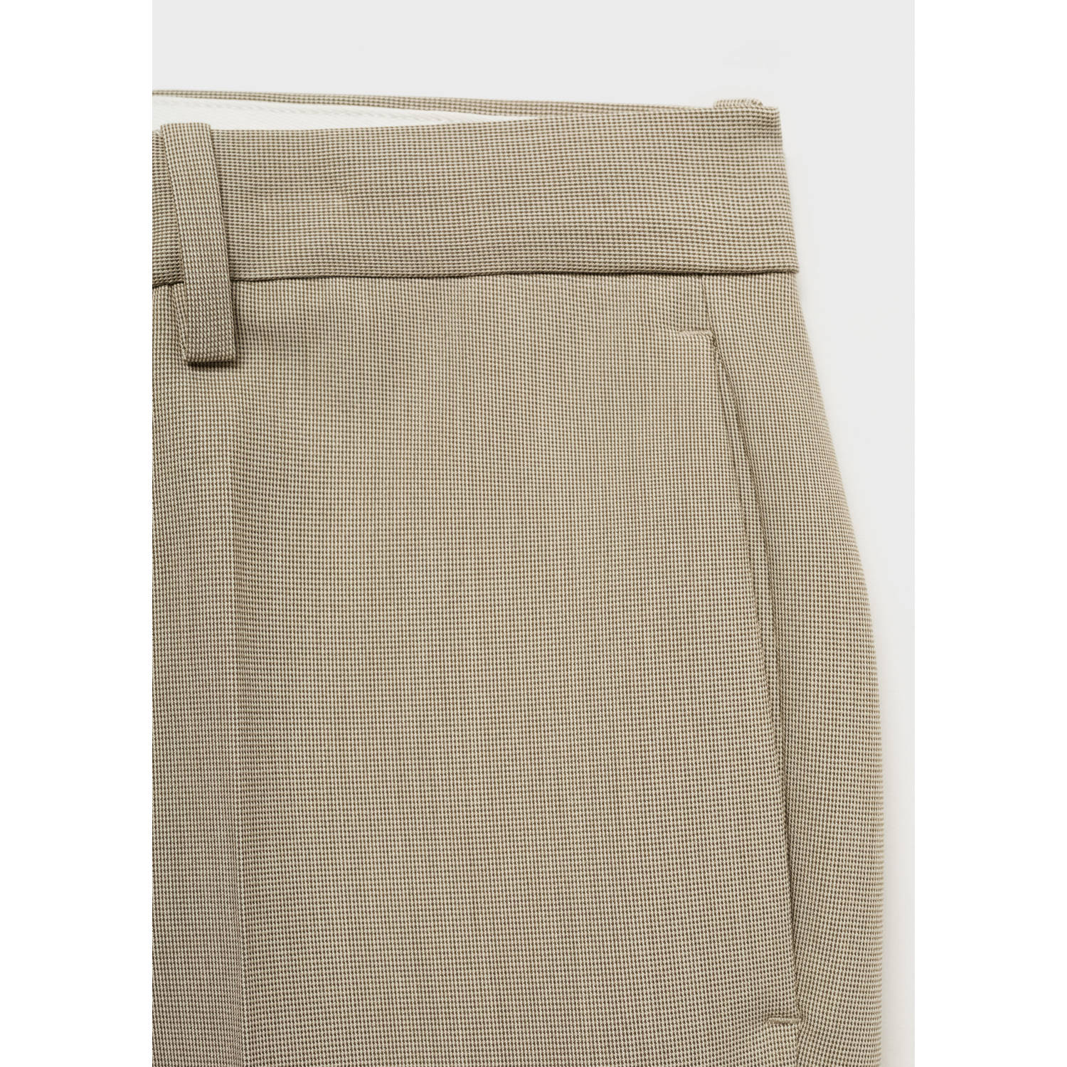 Mango Man slim pantalon beige