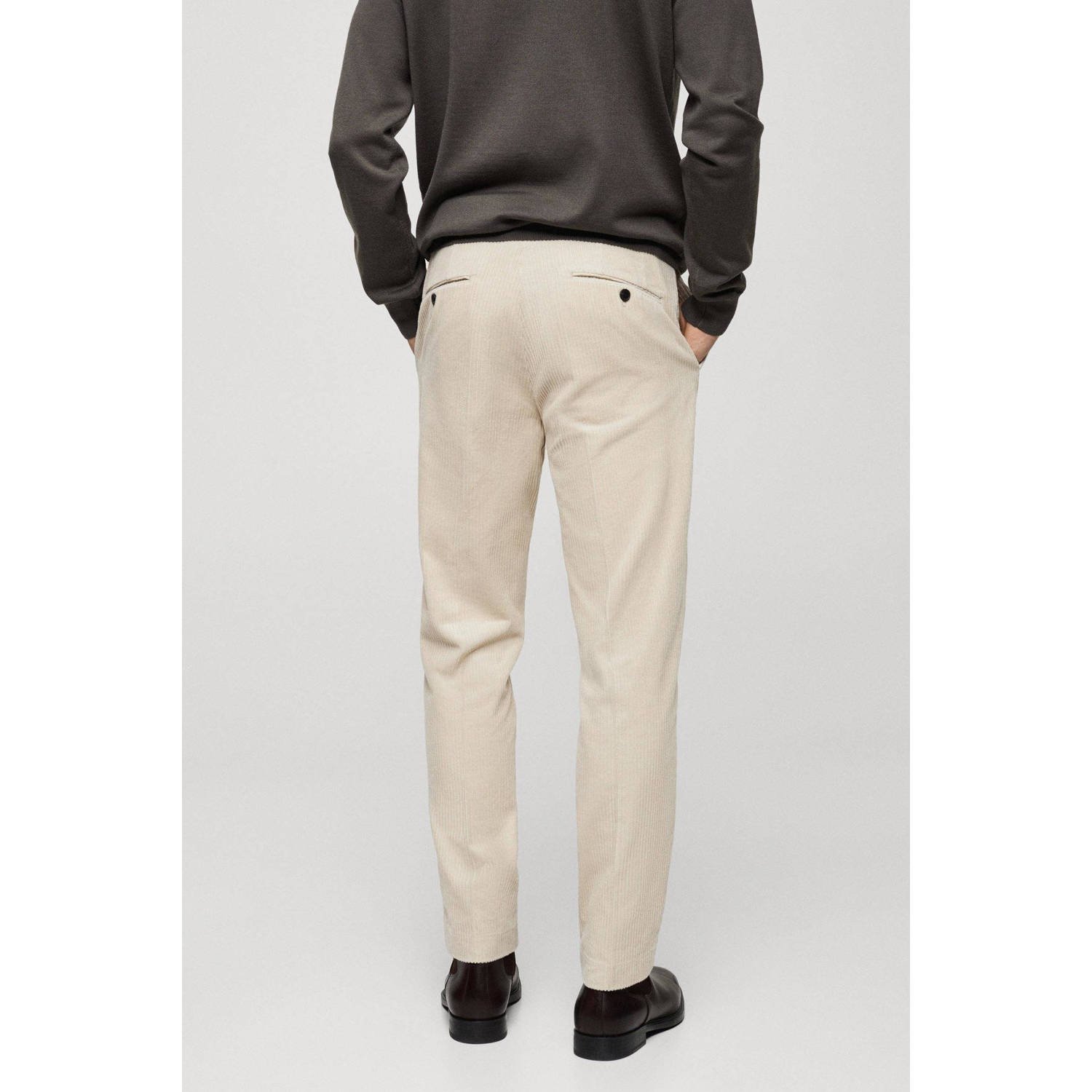 Mango Man regular chino ecru