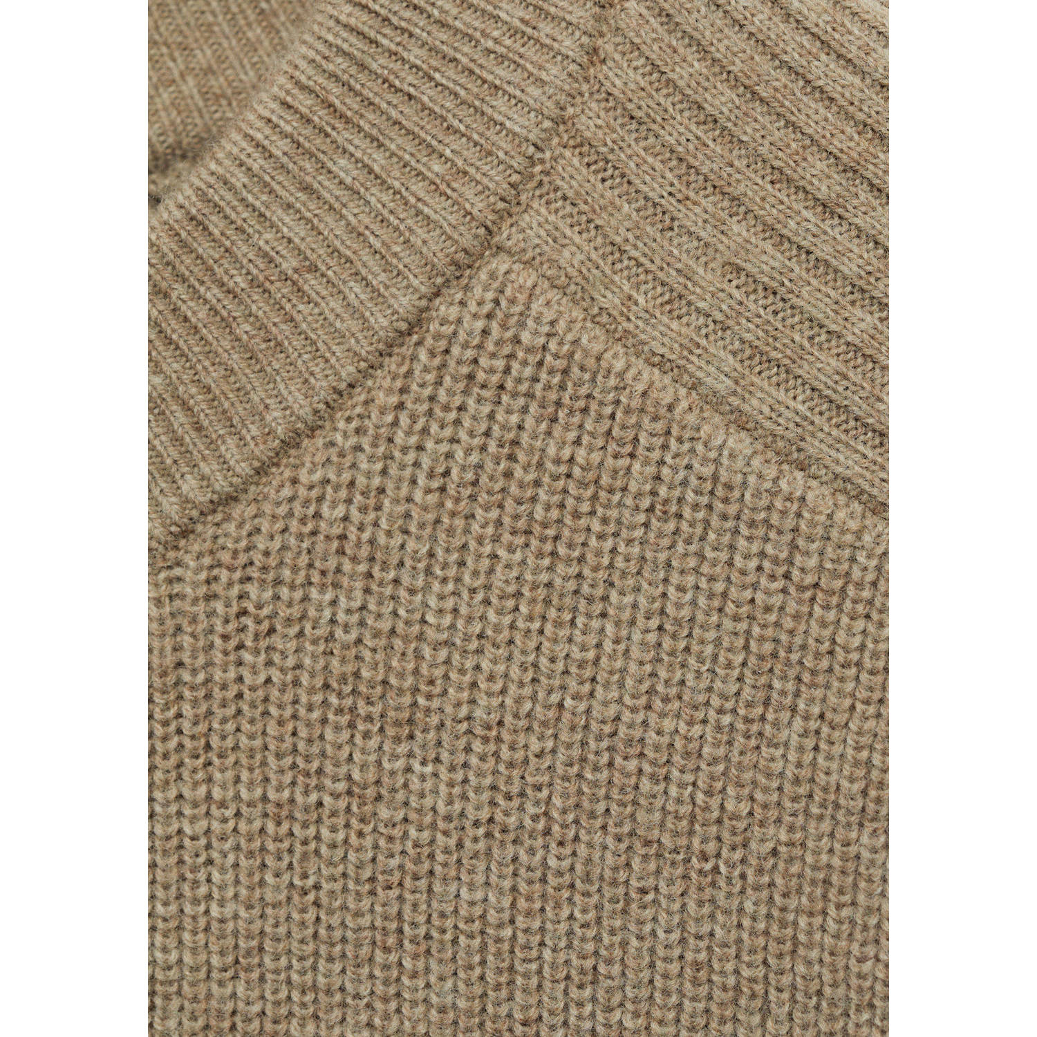 Mango Man trui gebreid beige